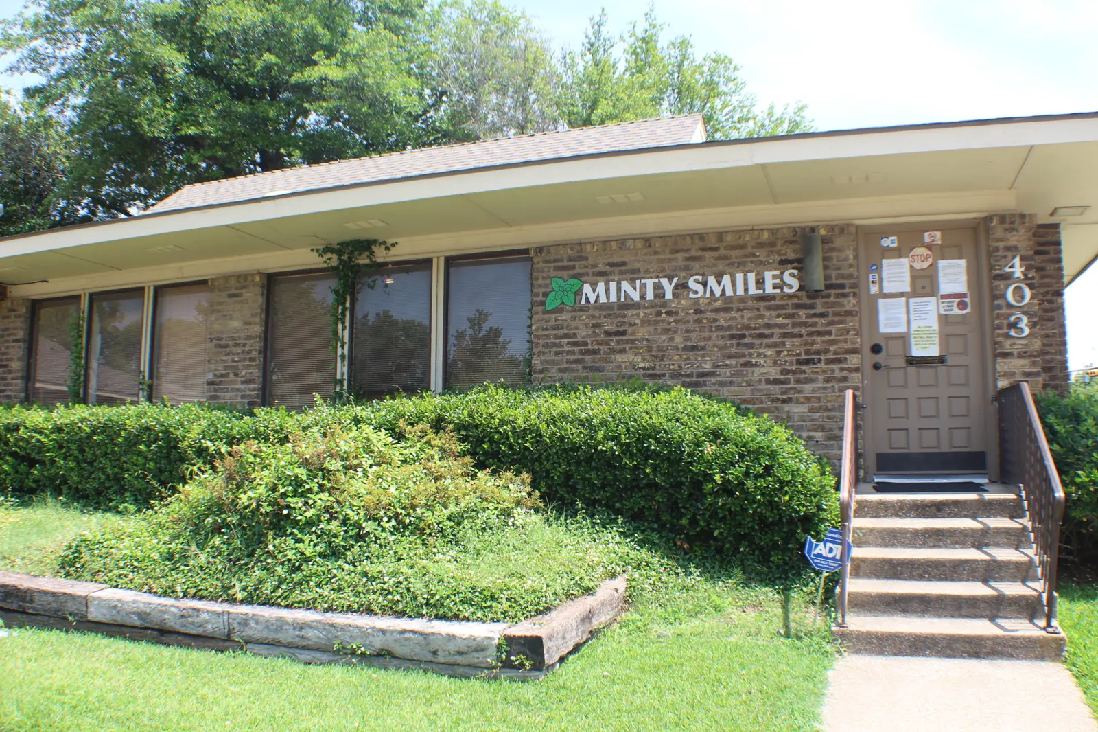Minty Smiles clinic exterior at 403 W Wheatland Rd
